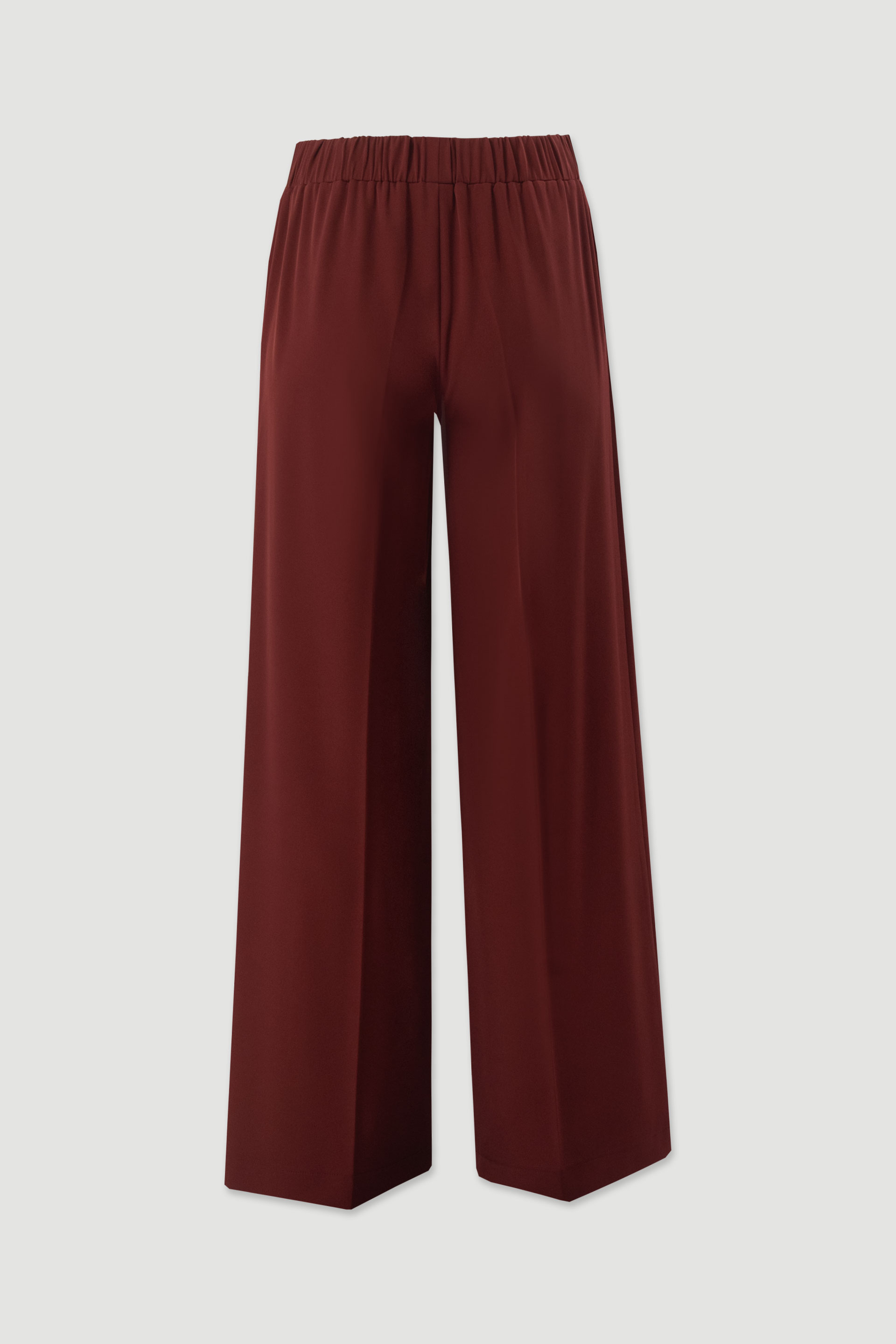 Wide-leg trousers in fluid fabric