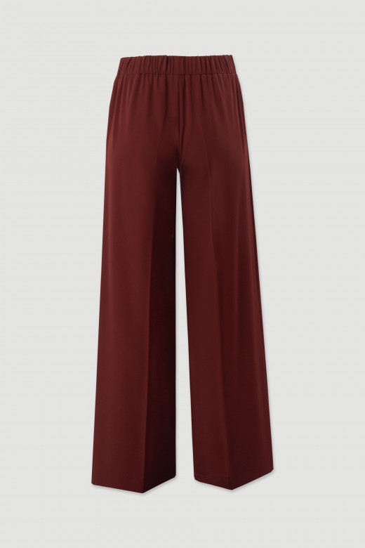 Wide-leg trousers in fluid fabric Wide-leg trousers in fluid fabric