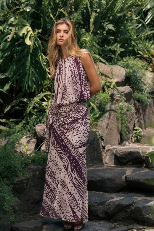 Long printed skirt Long printed skirt