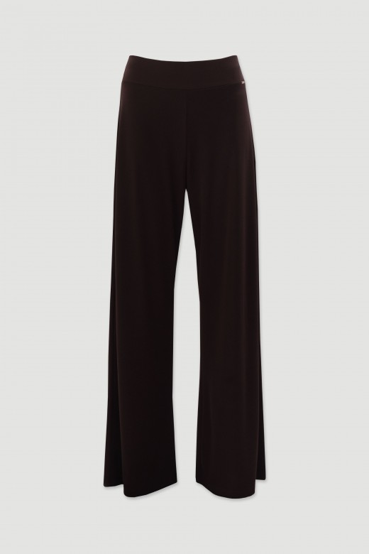 Wide leg knit trousers Wide leg knit trousers