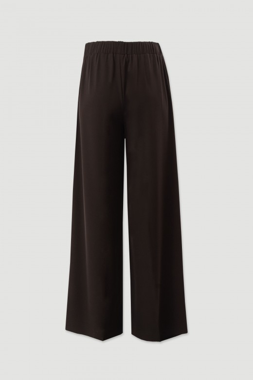 Wide-leg trousers in fluid fabric Wide-leg trousers in fluid fabric