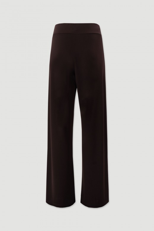 Wide leg knit trousers Wide leg knit trousers