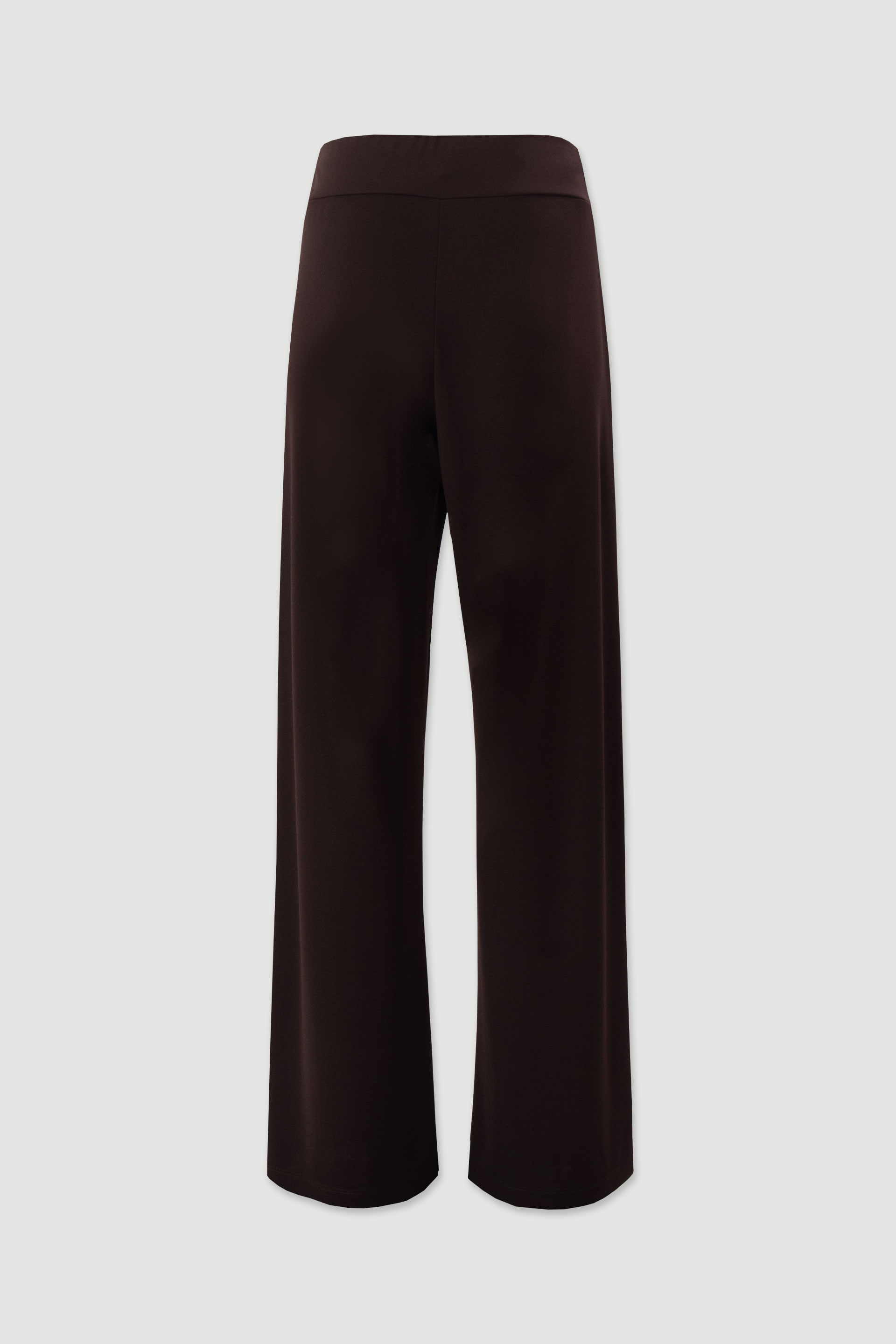 Wide leg knit trousers