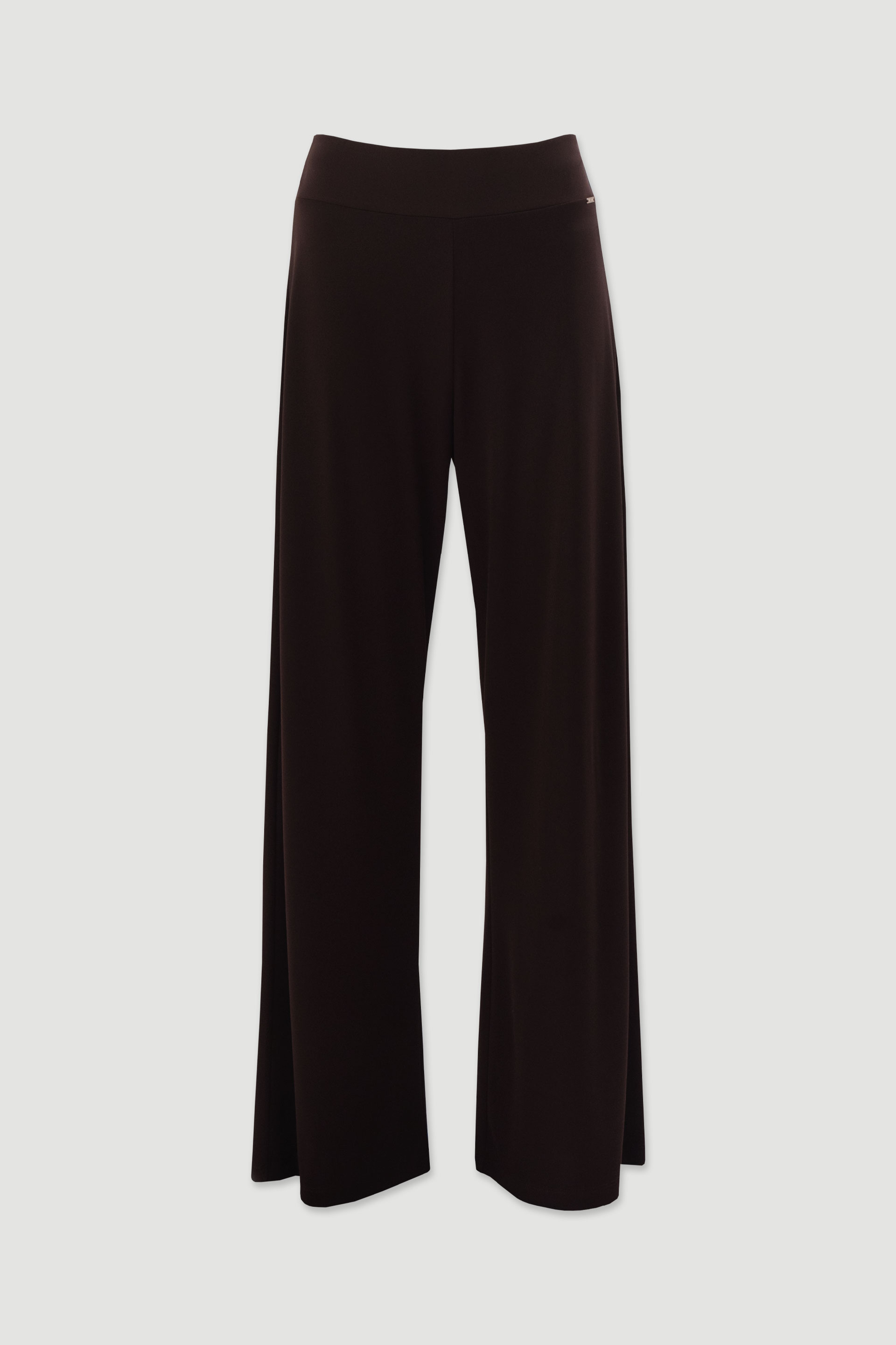 Wide leg knit trousers