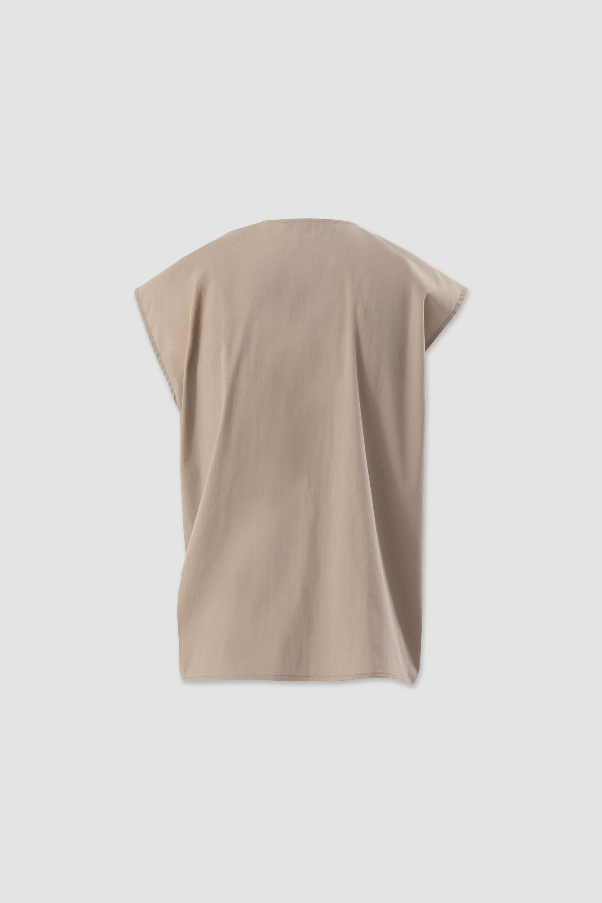 Tunic with crossover detail