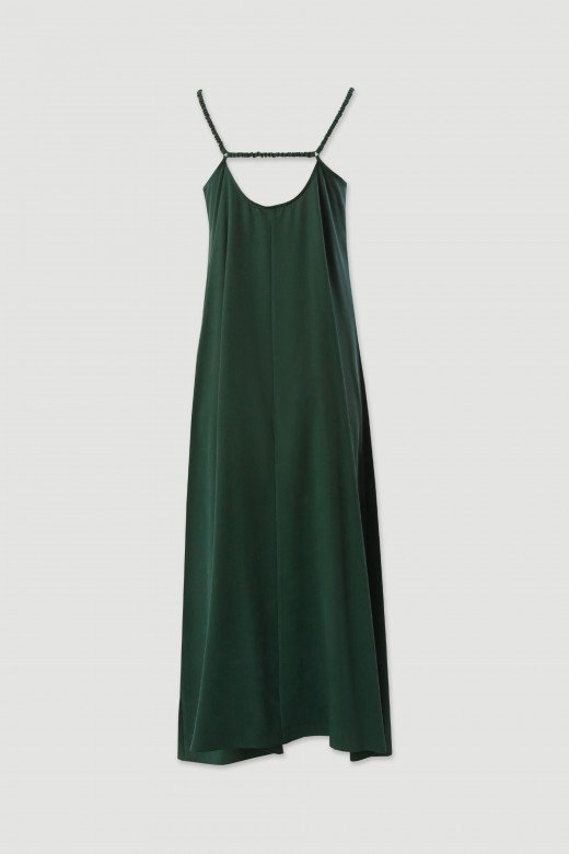 Flowing long dress with thin straps Flowing long dress with thin straps