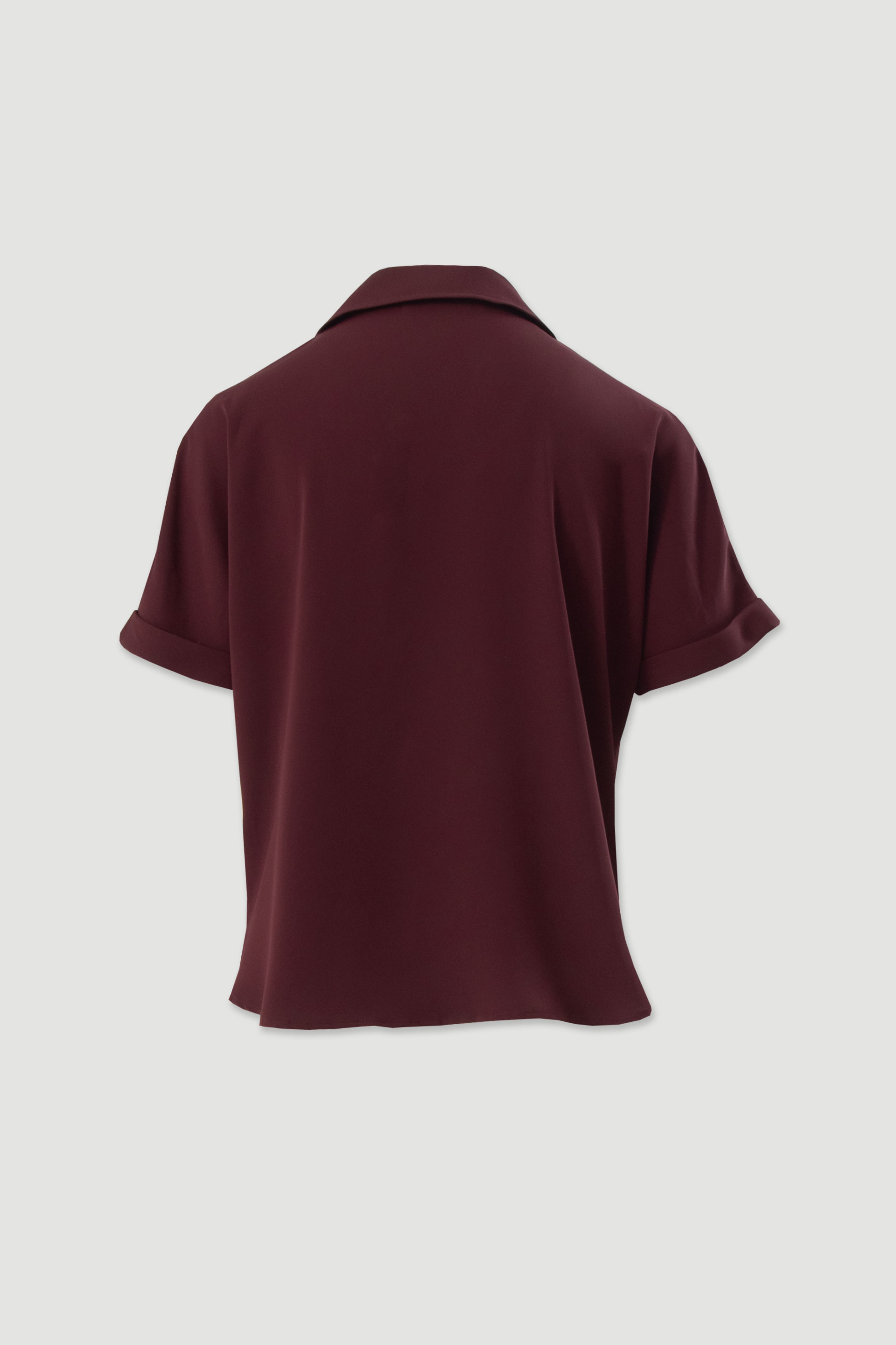 Fluid blouse with v-neckline