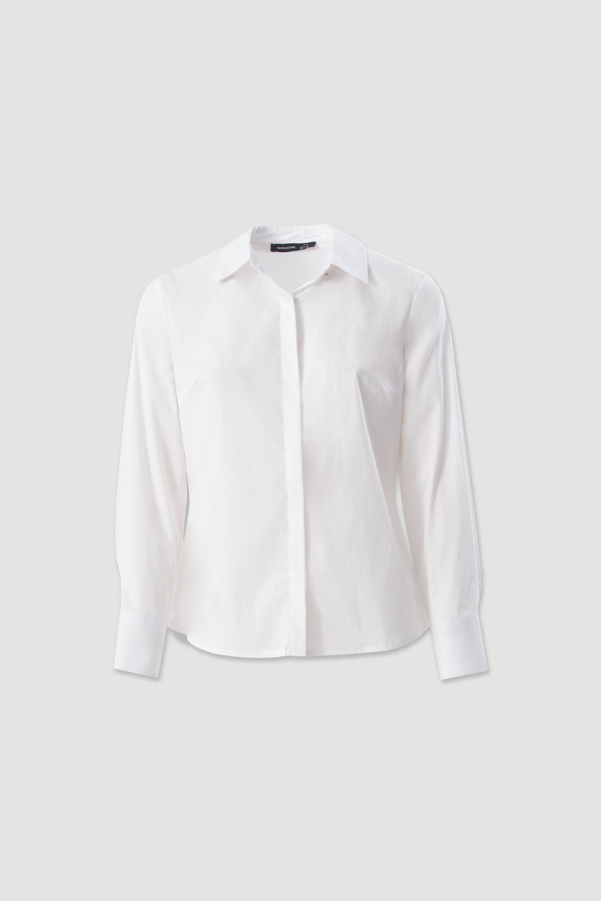Fitted long-sleeve shirt