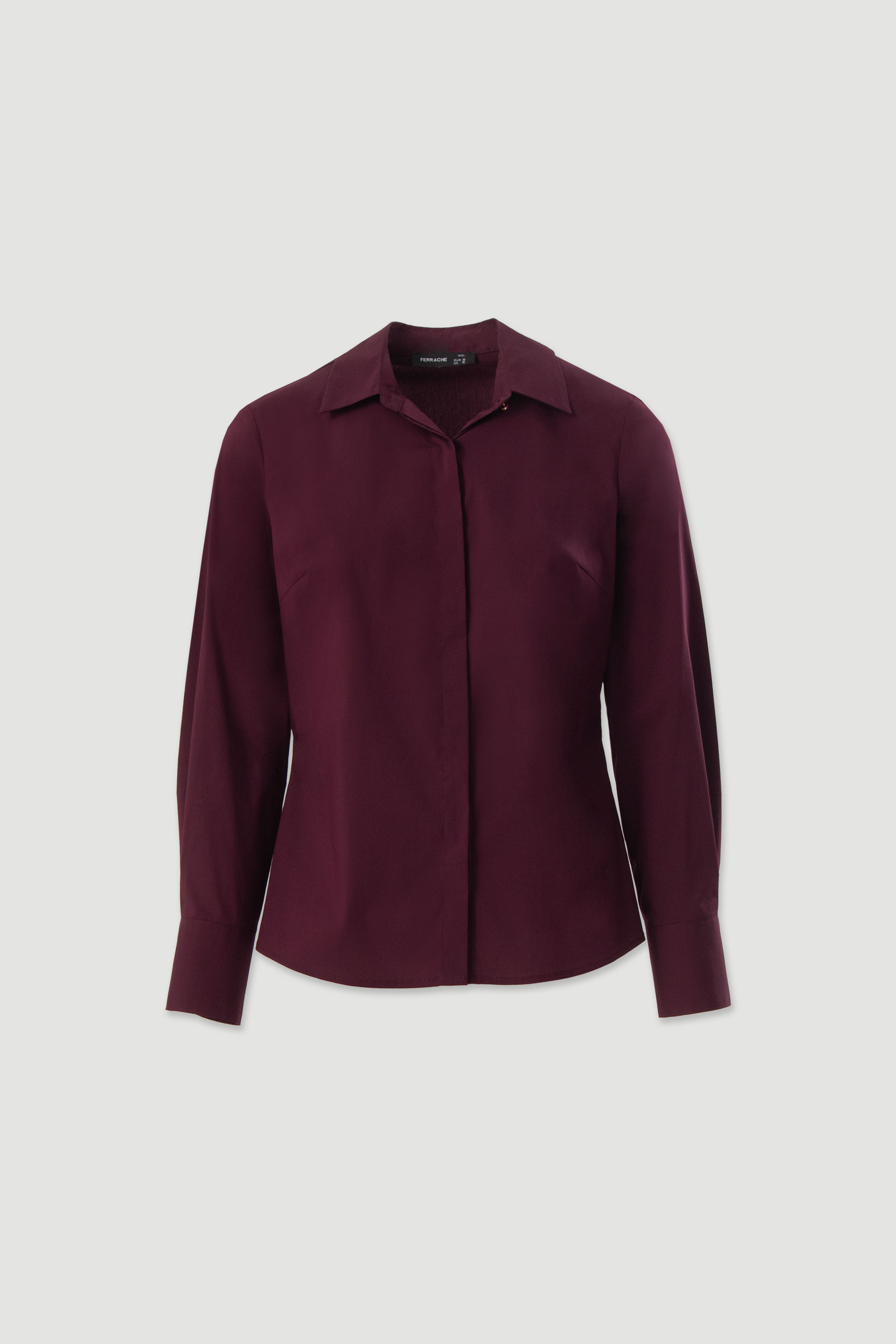 Fitted long-sleeve shirt