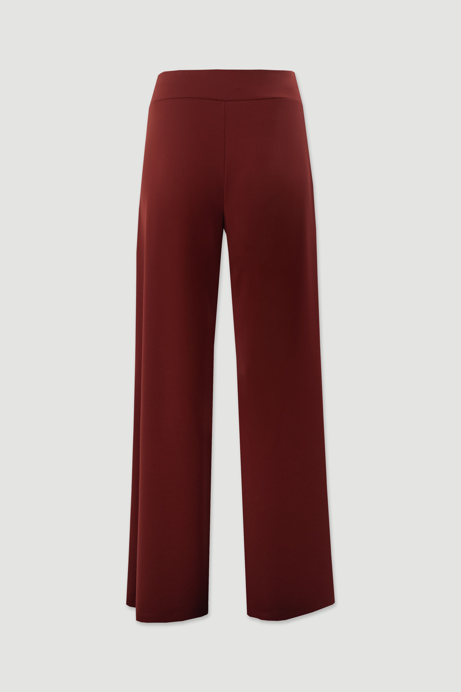 Wide leg knit trousers