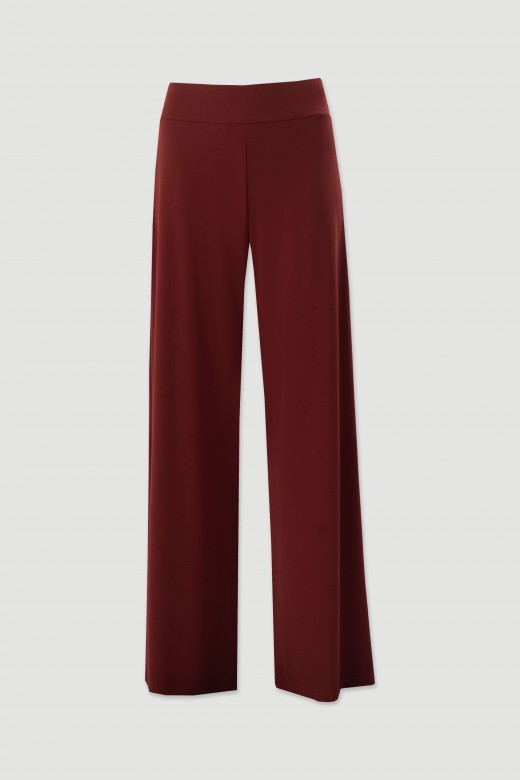 Wide leg knit trousers Wide leg knit trousers