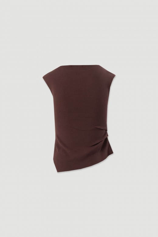 Asymmetric knit top Asymmetric knit top