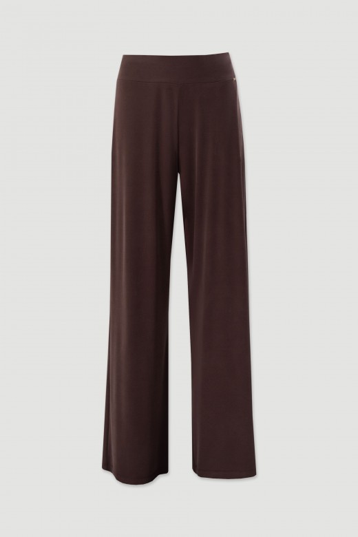 Wide-leg knit trousers Wide-leg knit trousers
