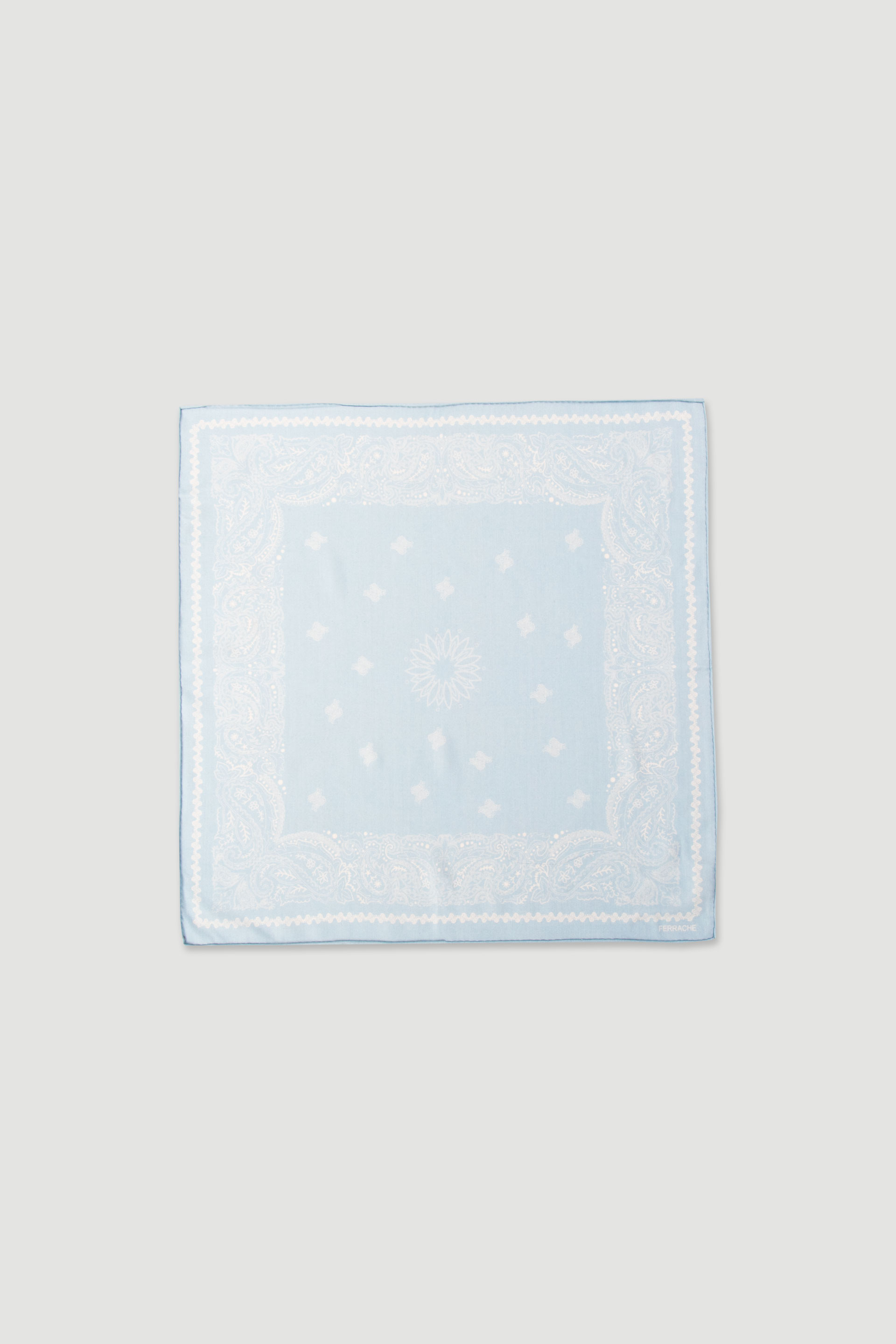 Silk and cool wool scarf