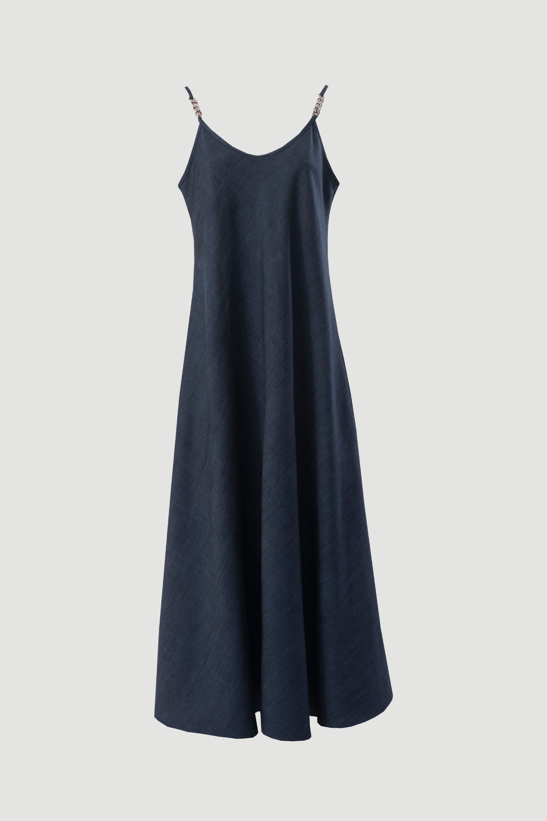 Long dress with chain straps