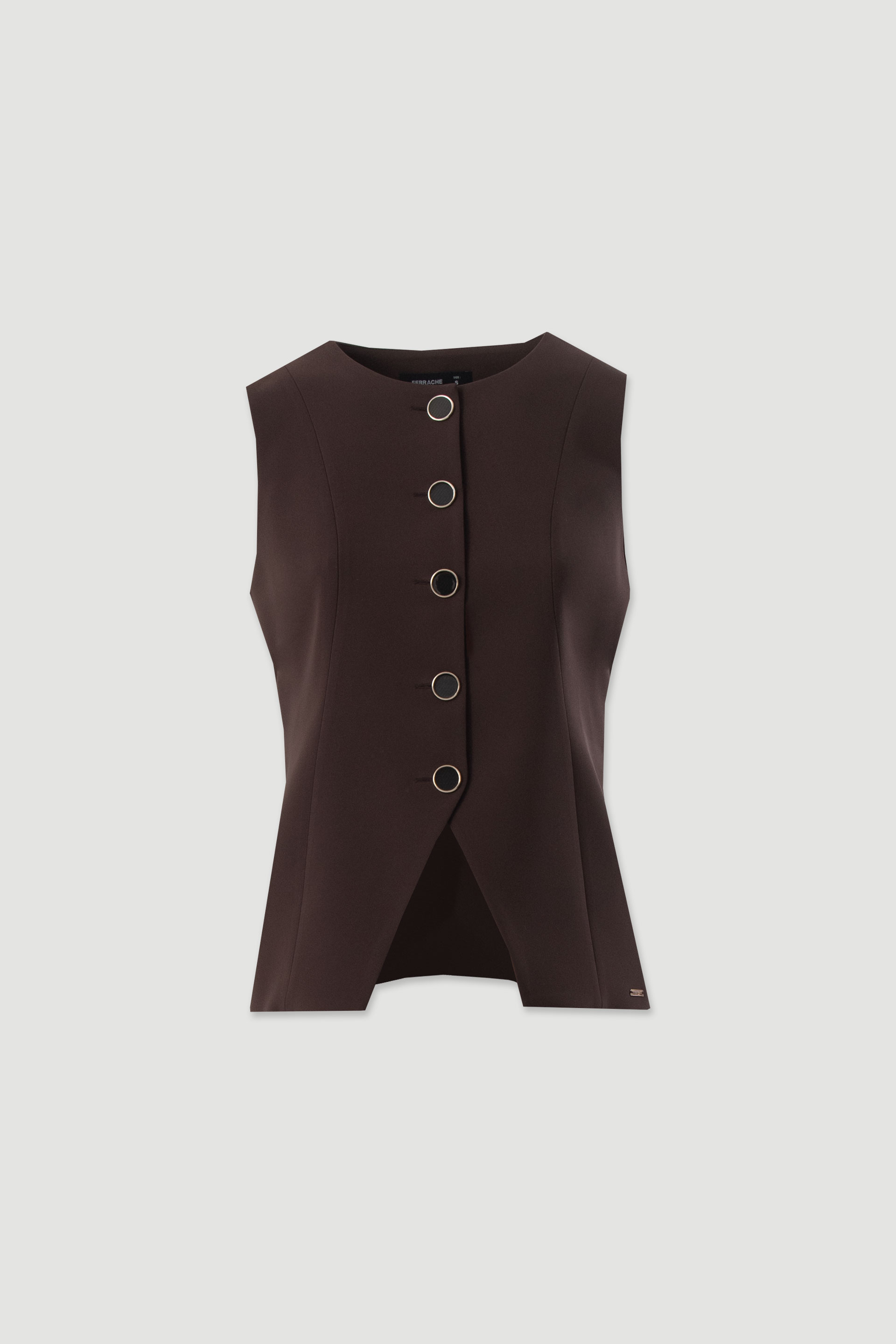 Tailored waistcoat with back tie