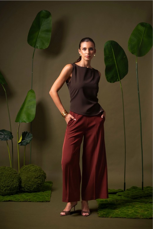 Asymmetric top with draped detail Asymmetric top with draped detail