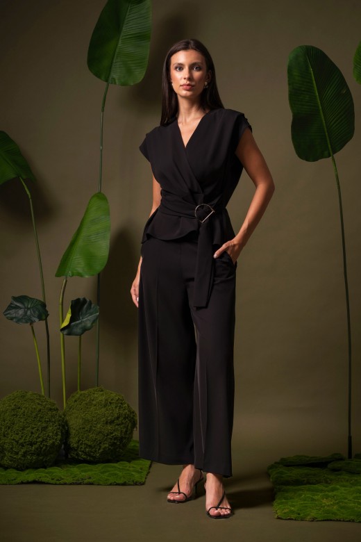 Wrap tunic with belt Wrap tunic with belt