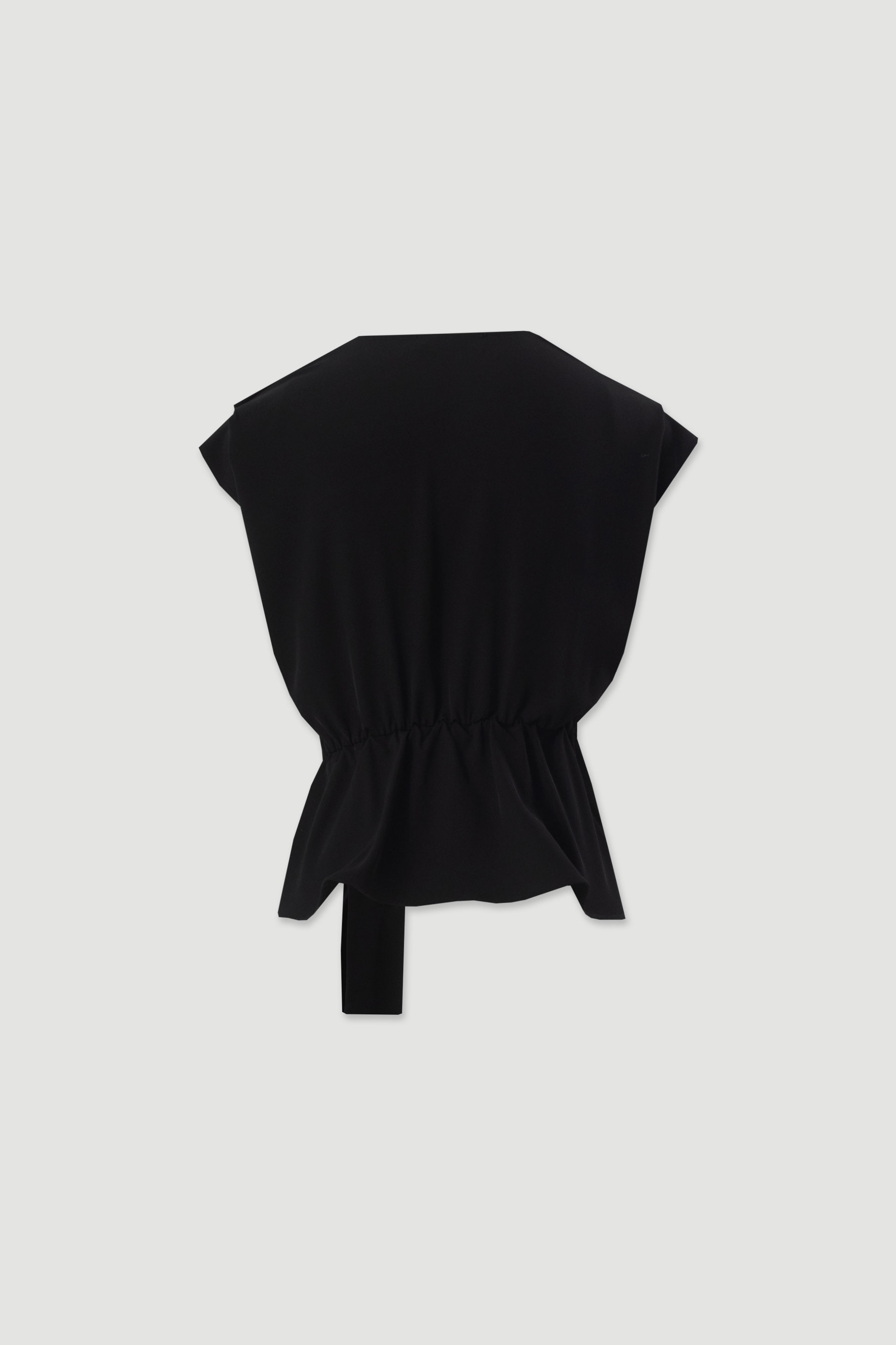 Wrap tunic with belt
