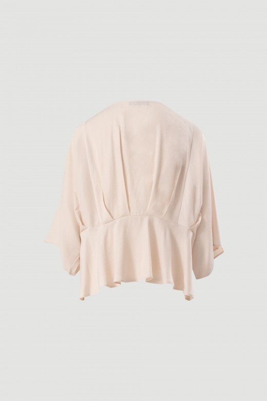 Fluid tunic with defined waist Fluid tunic with defined waist