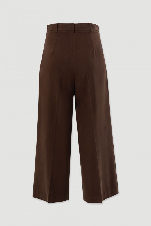 Culotte trousers with pleats Culotte trousers with pleats