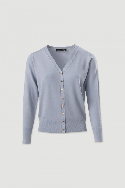 Knit cardigan with v-neck Knit cardigan with v-neck