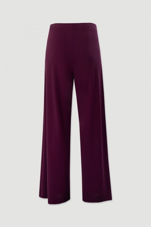 Wide leg knit trousers Wide leg knit trousers