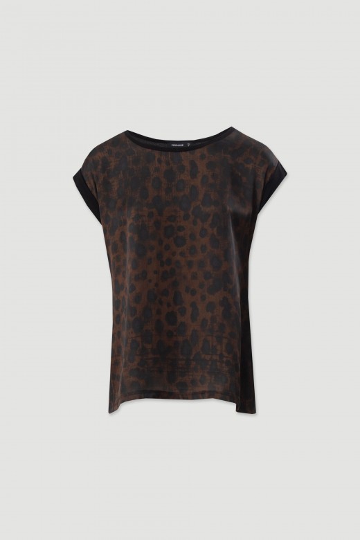 Printed short-sleeve top Printed short-sleeve top