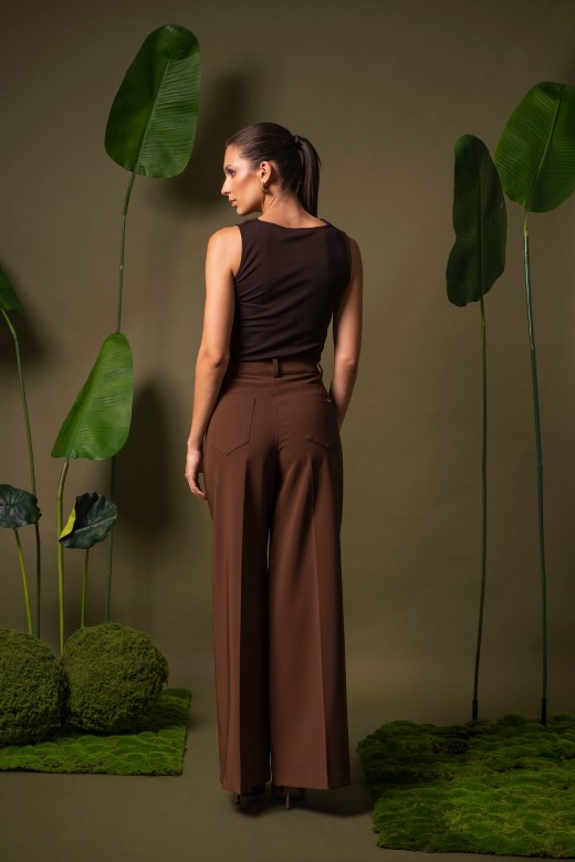 Calça wide leg Calça wide leg