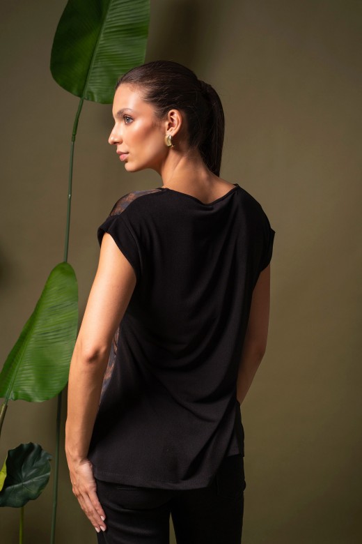 Printed short-sleeve top Printed short-sleeve top