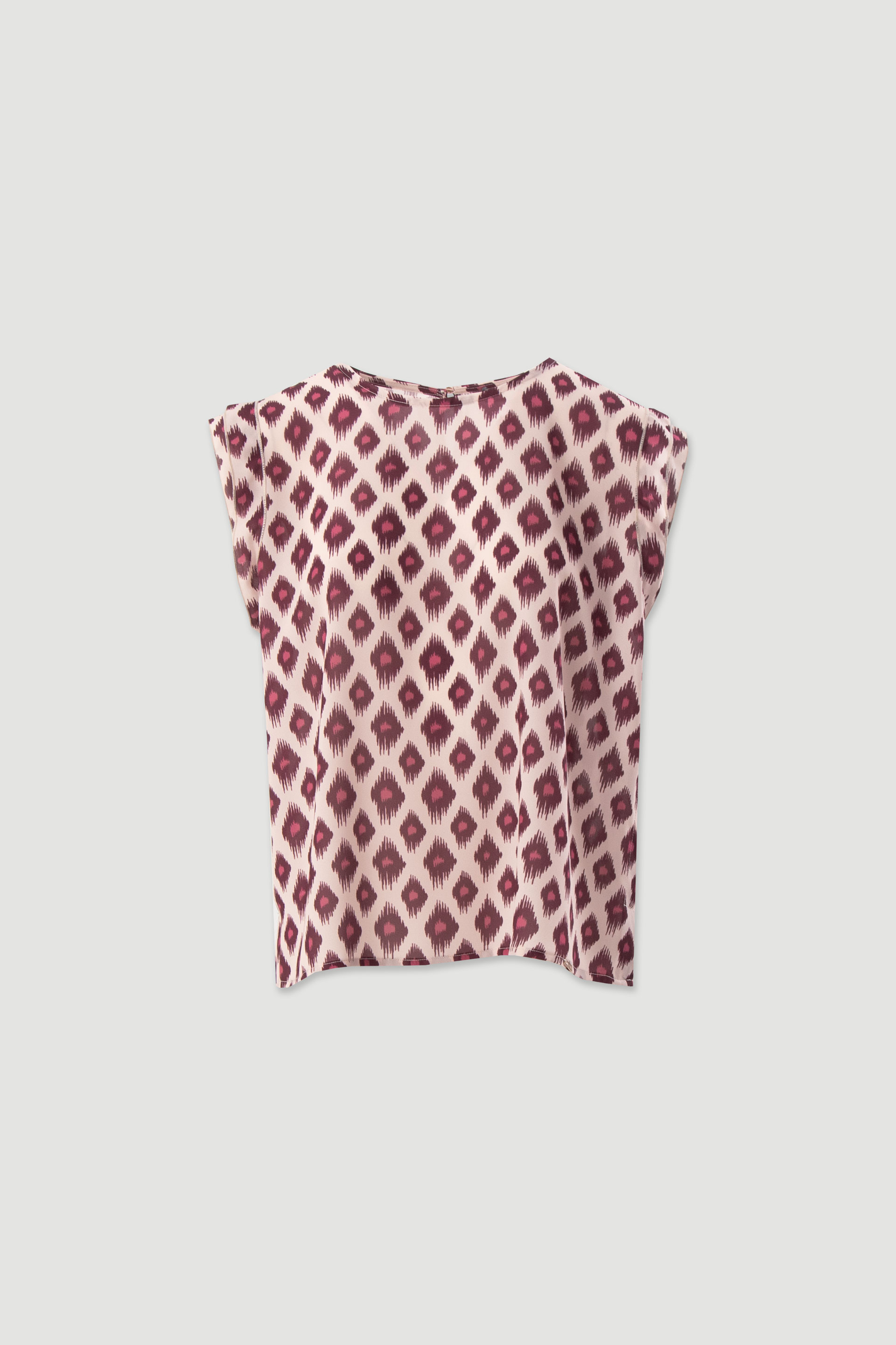 Fluid printed tunic