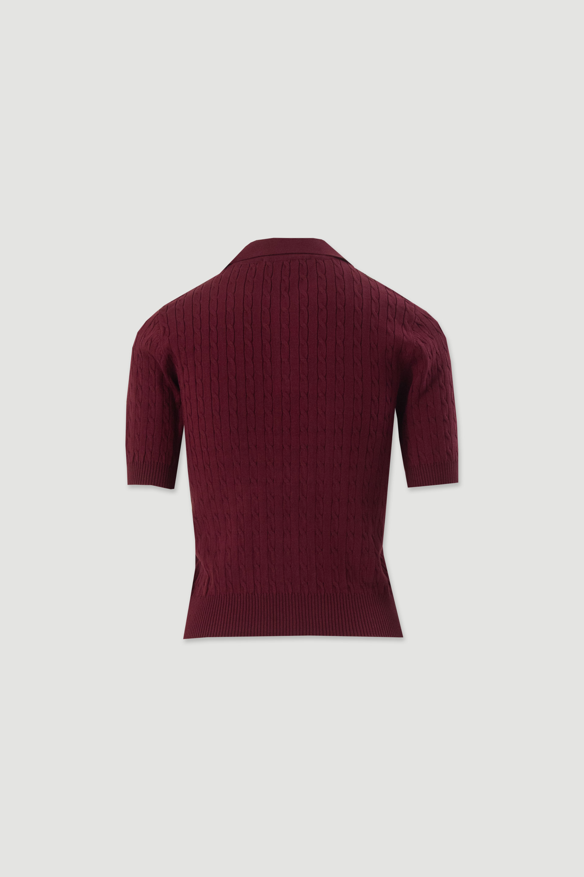 Polo de punto texturizado