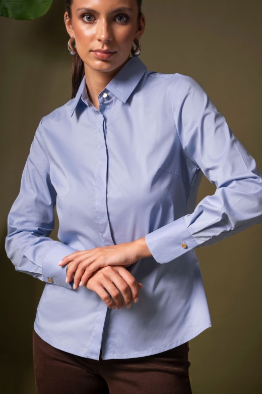 Fitted long-sleeve shirt Fitted long-sleeve shirt
