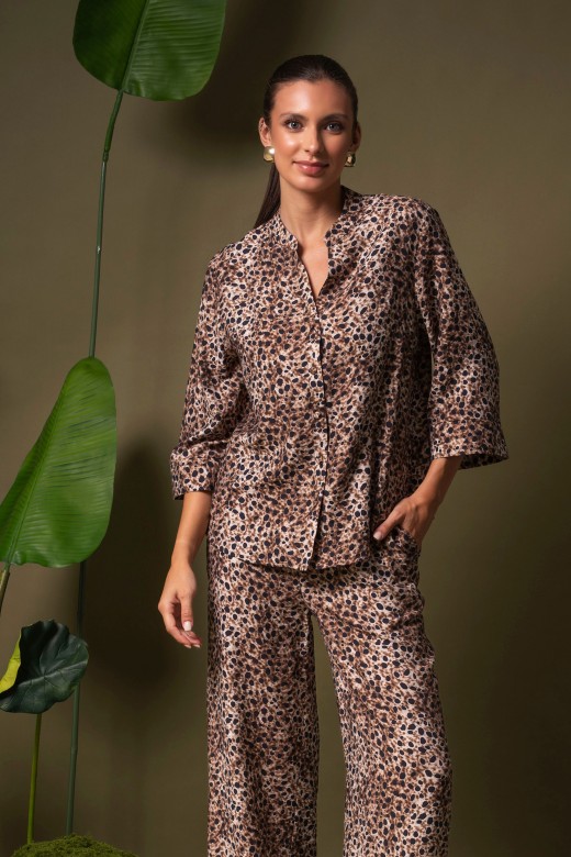 Flowing printed blouse Flowing printed blouse