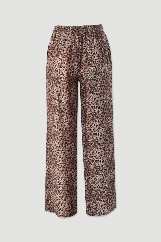 Flowing printed trousers Flowing printed trousers