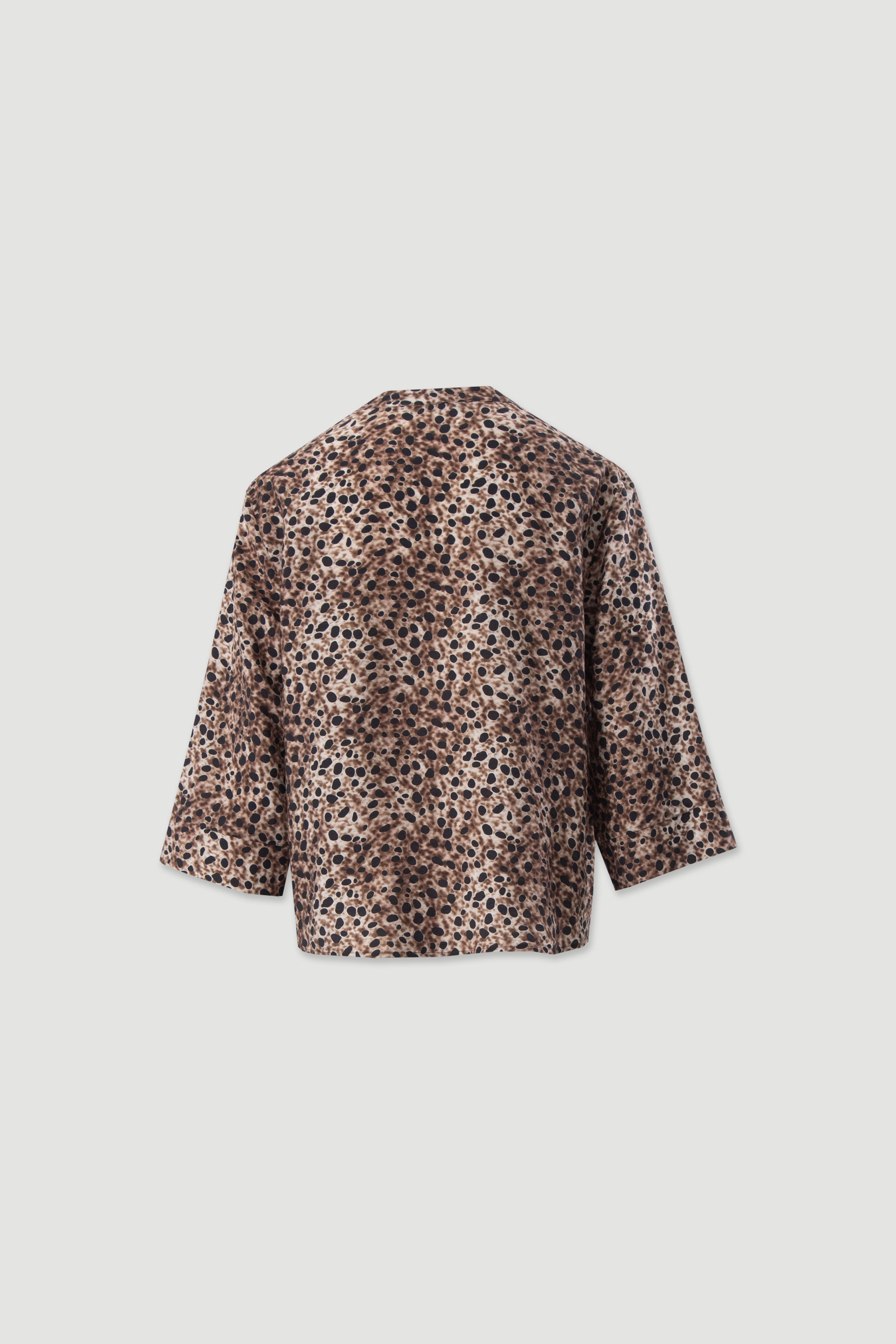 Blusa estampada de corte fluido
