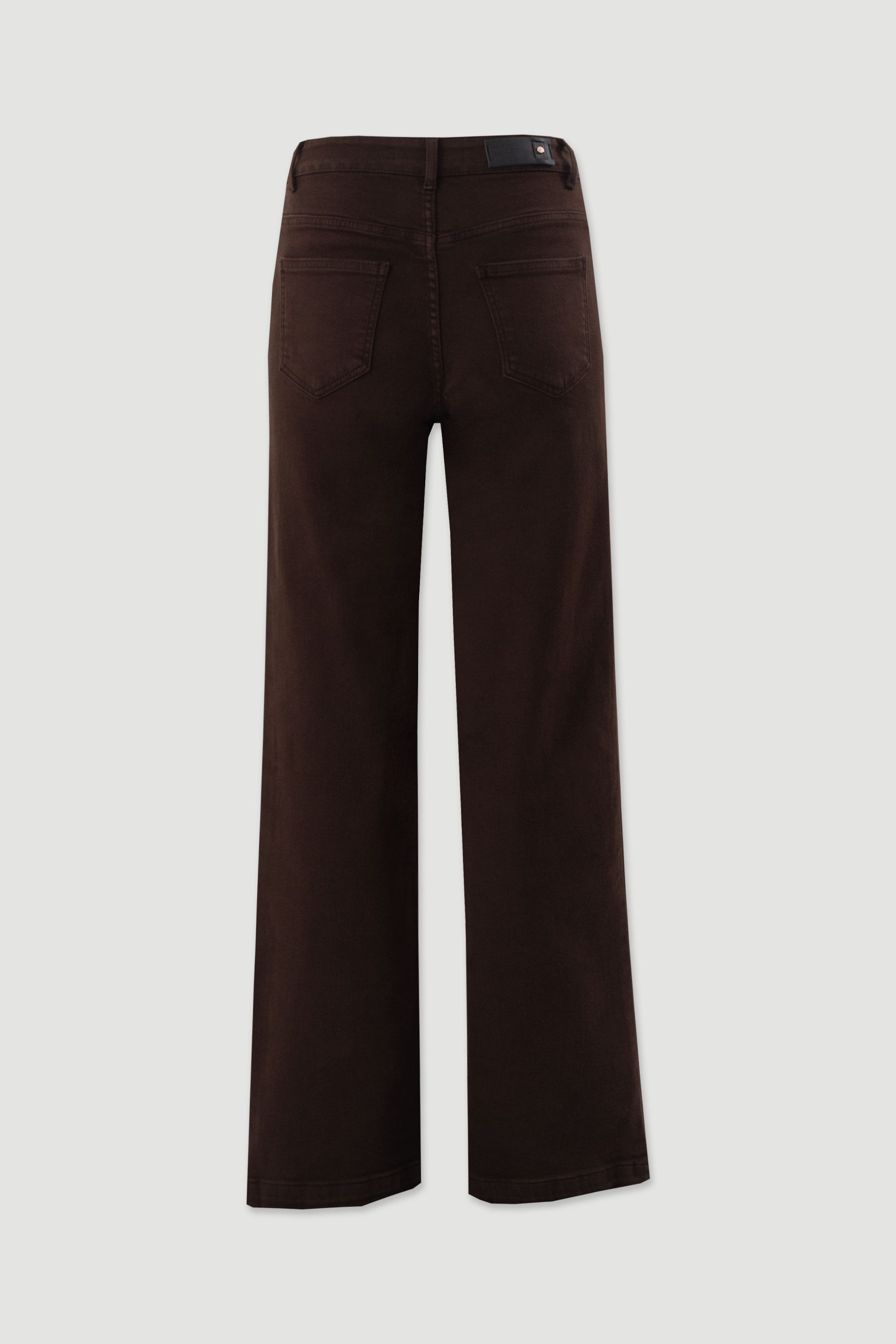 Pantalón recto de sarga