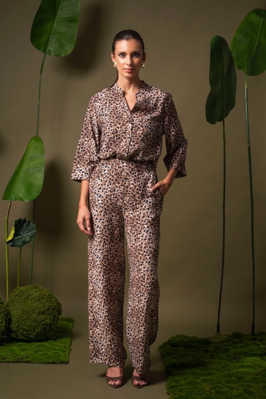 Flowing printed trousers Flowing printed trousers