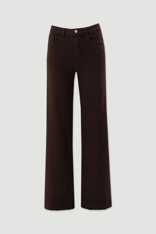 Straight-leg twill trousers Straight-leg twill trousers