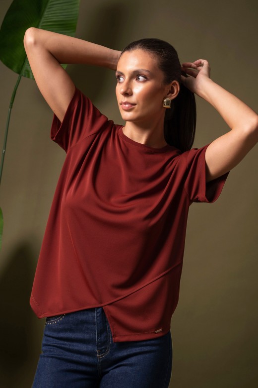 Knit top asymmetric Knit top asymmetric