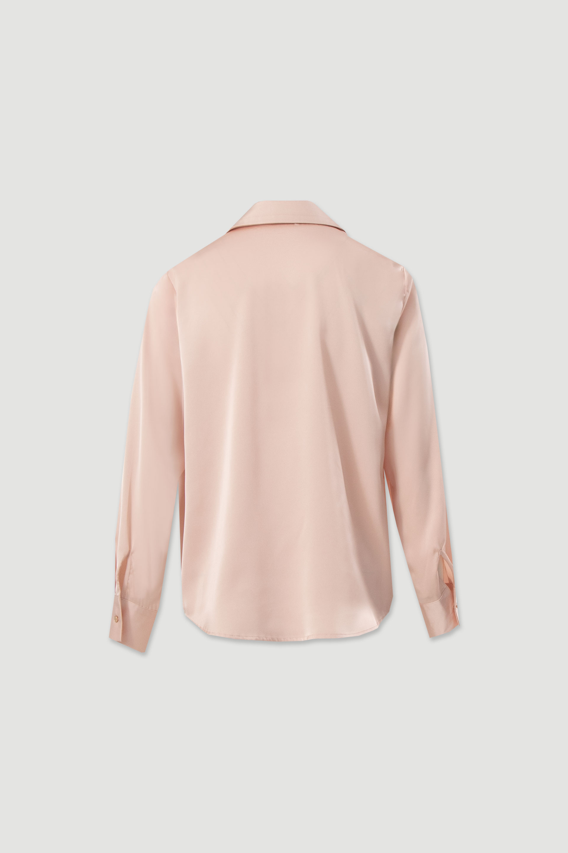 Blouse satinée à manches longues