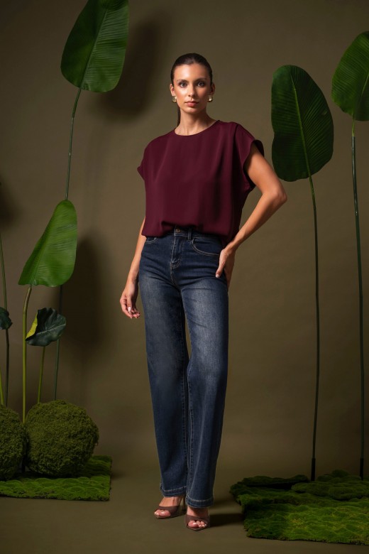 High-waisted wide leg jeans High-waisted wide leg jeans