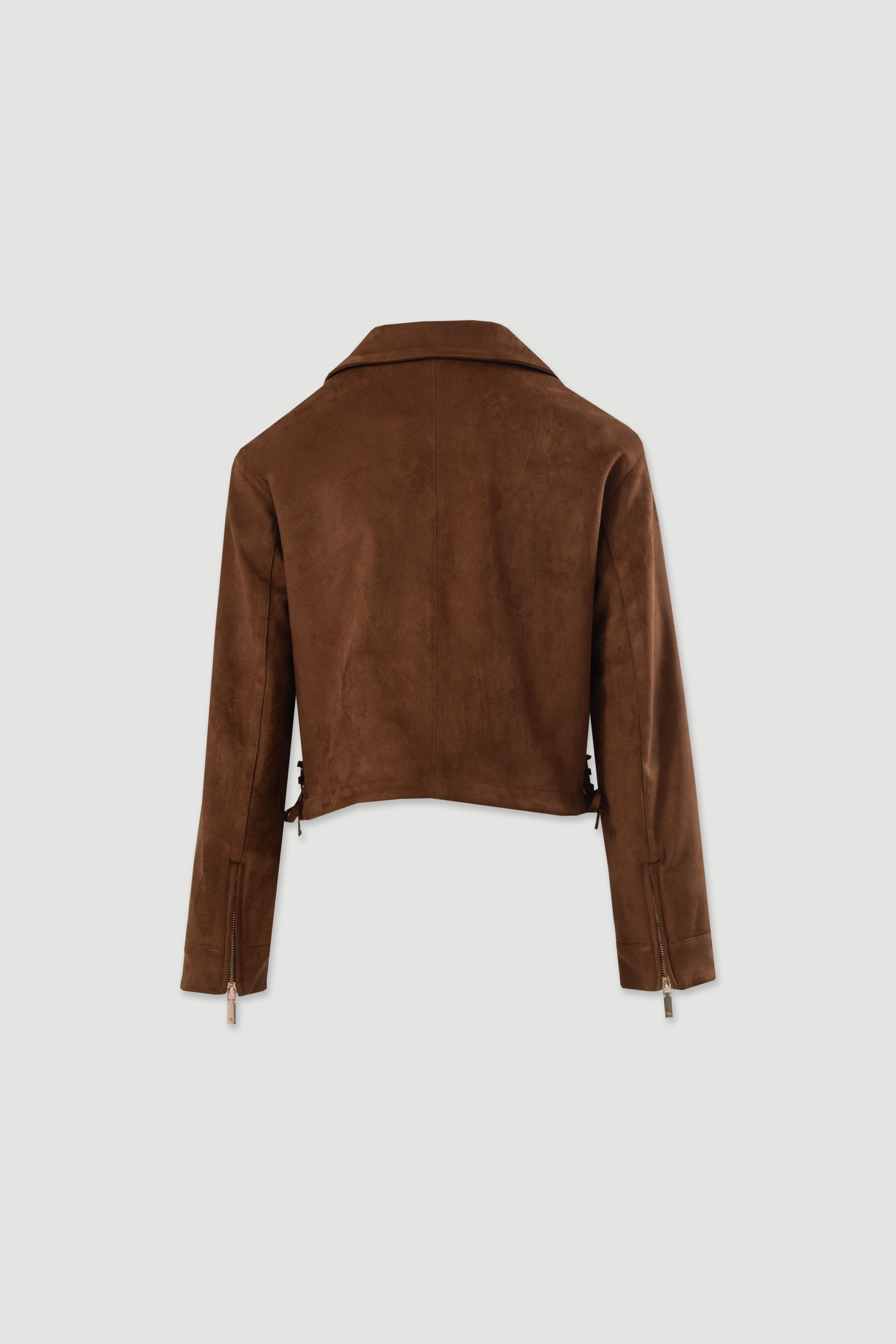 Chaqueta corta de ante