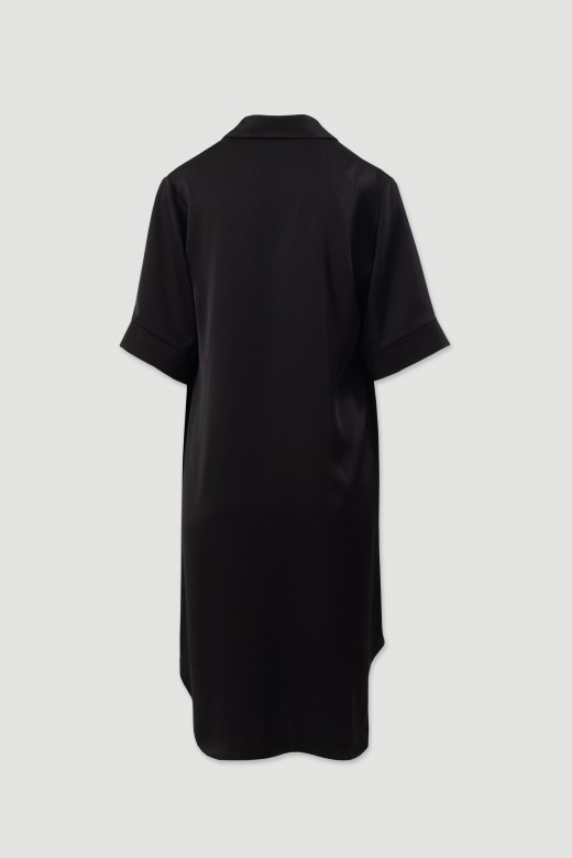 Fluid satin midi dress Fluid satin midi dress