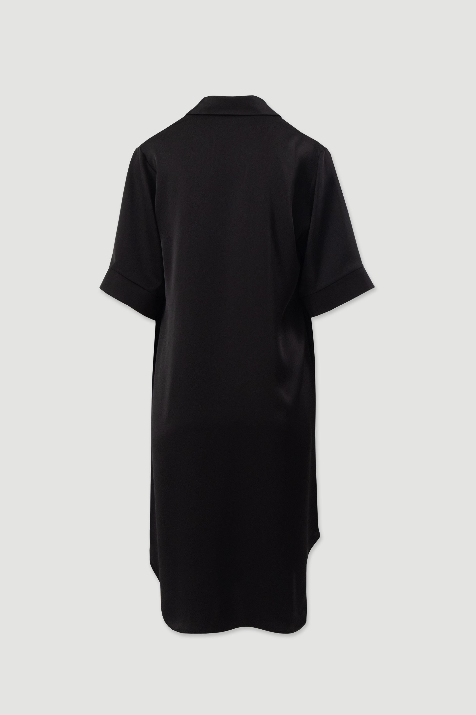 Fluid satin midi dress