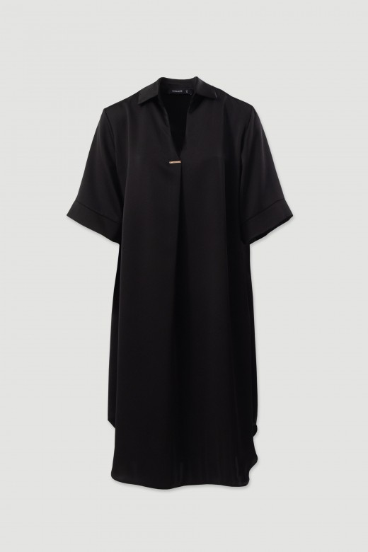 Fluid satin midi dress Fluid satin midi dress