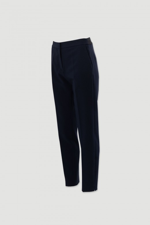 Classic trousers with elasticated waist Classic trousers with elasticated waist