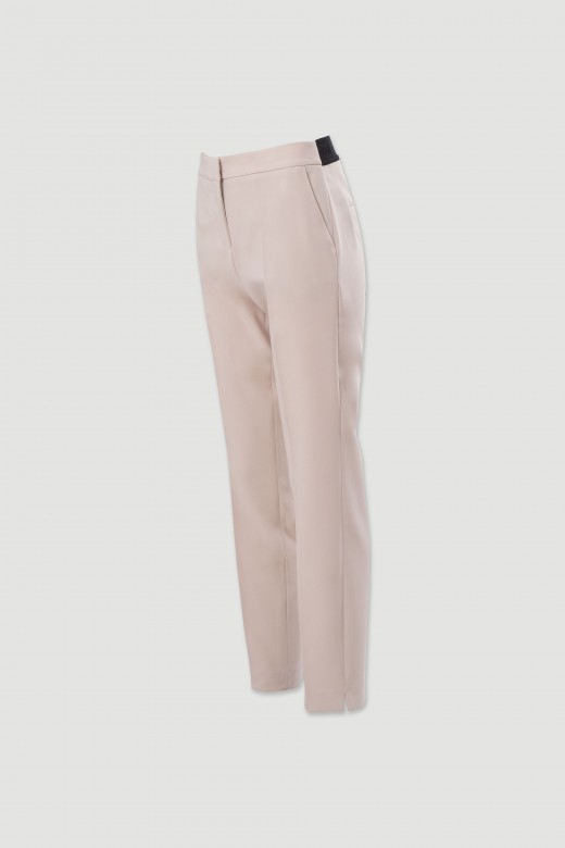 Classic trousers with elasticated waist Classic trousers with elasticated waist