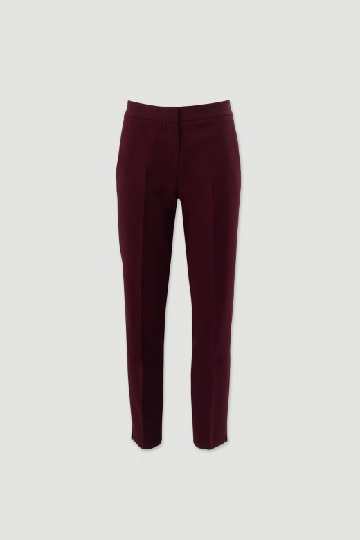 Classic trousers with elasticated waist Classic trousers with elasticated waist