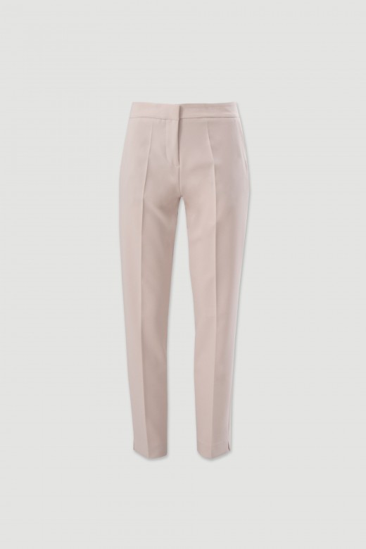 Classic trousers with elasticated waist Classic trousers with elasticated waist